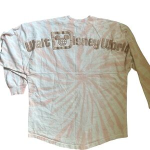 Disney Spirit Jersey Women’s S 50th Anniversary Tie-Dye with Gold lettering
